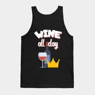 Wine all day Tank Top